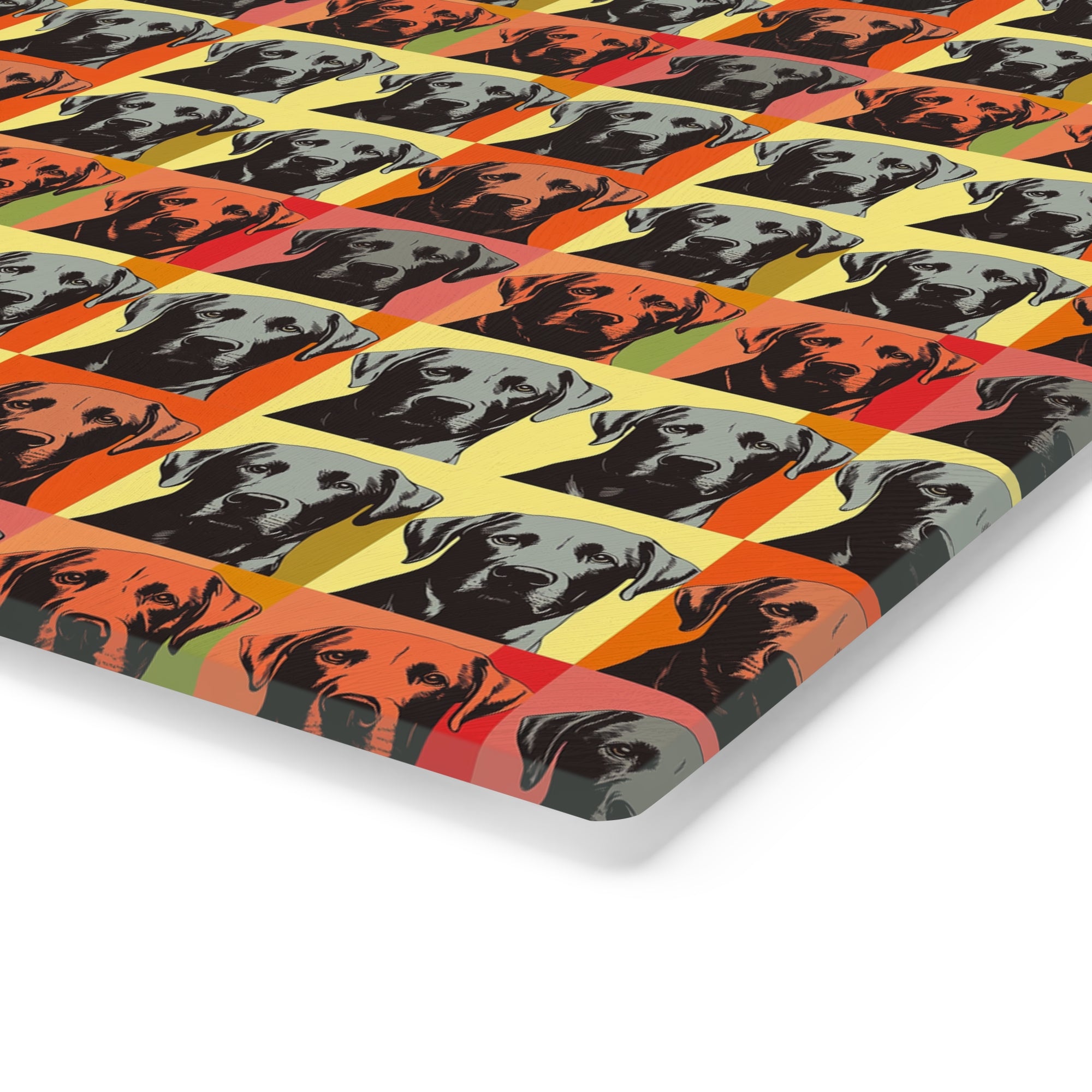 Whimsical Warhol Labrador Cutting Board