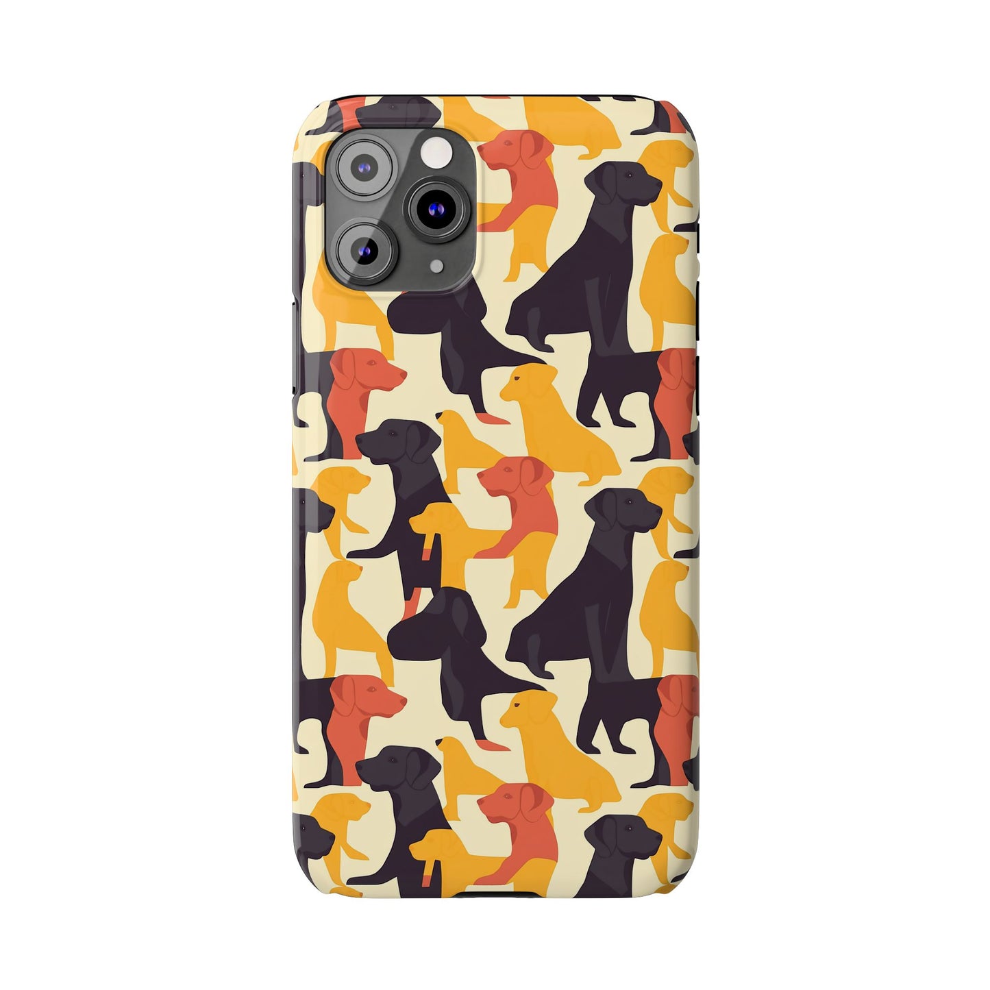 Modern Charm Labrador Chic Slim Phone Cases