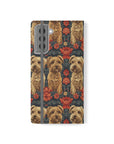 Yorkie Charm Twins Flip Cases