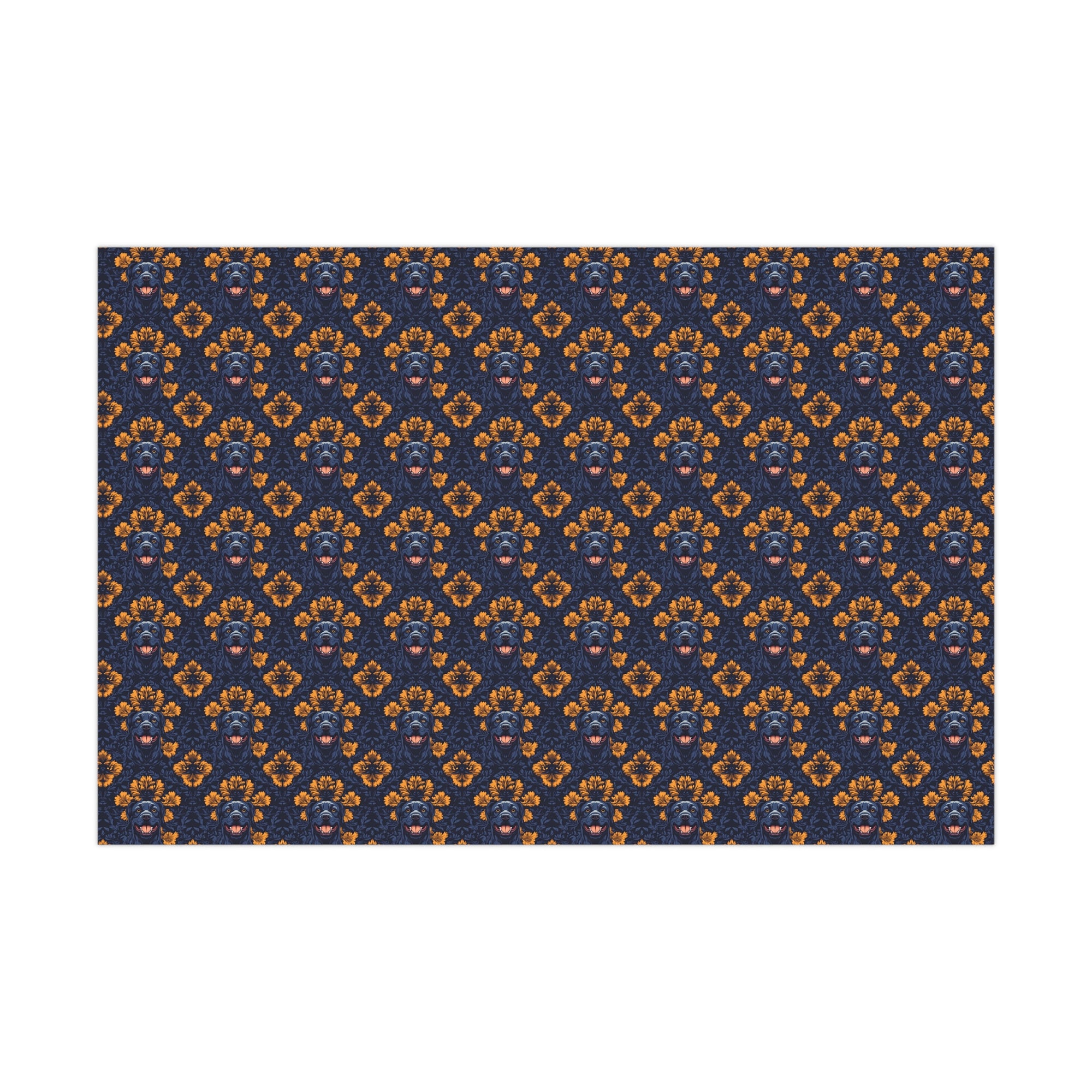 Royal Rottweiler Regalia Gift Wrap Papers