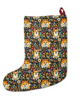 Corgi Rainbow Vine Dream Christmas Stockings