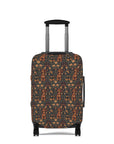 Dapper Dachshund Embroidery Elegance Luggage Cover