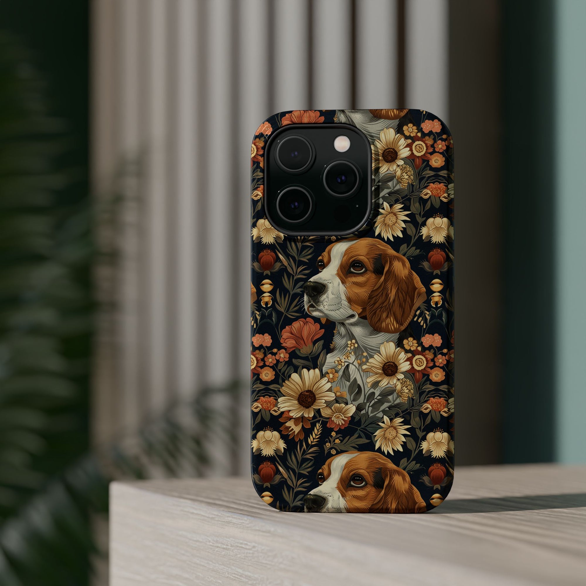 Beagle Blossoms Magnetic Tough Cases