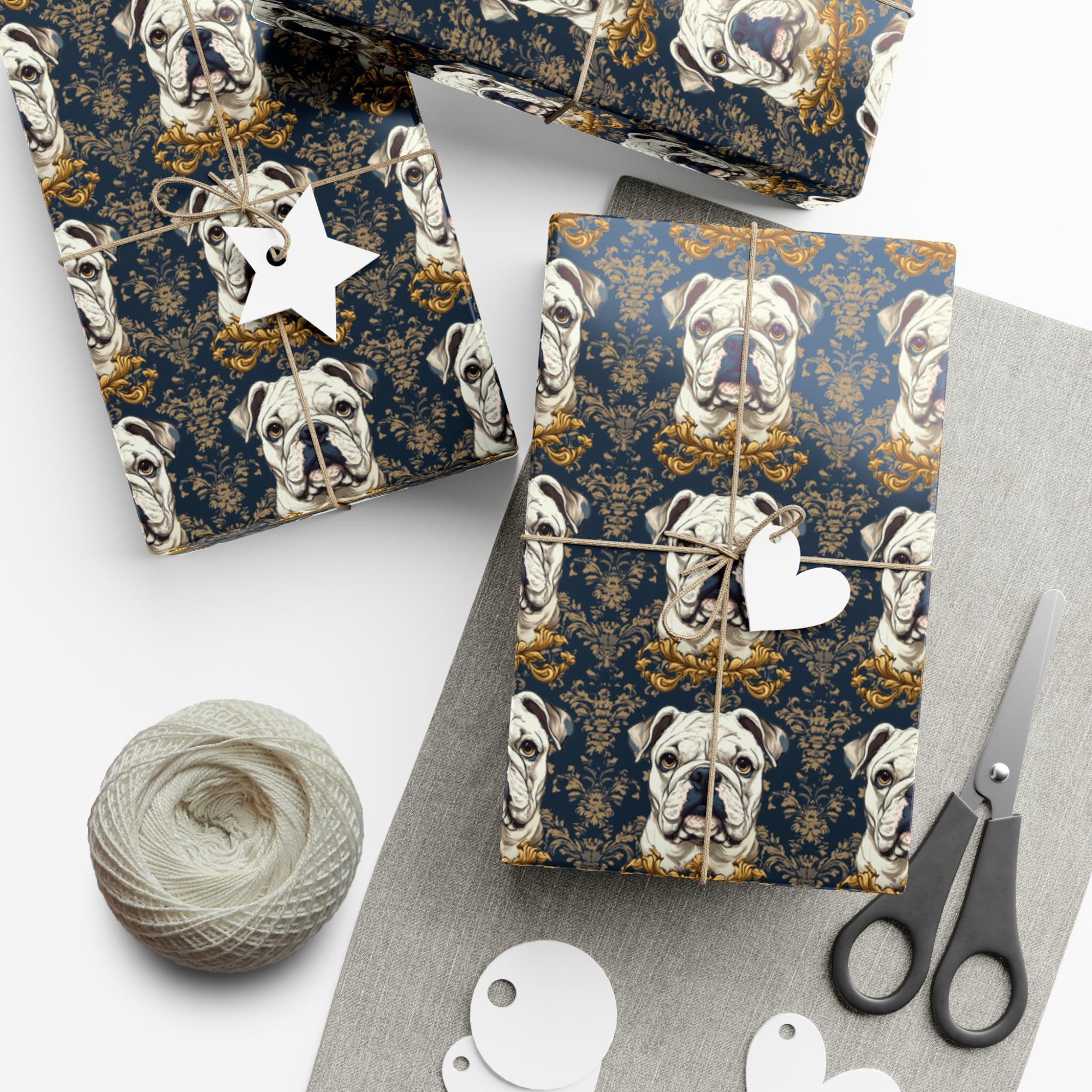 Wildwood Wanderlust Bulldog Gift Wrap Papers