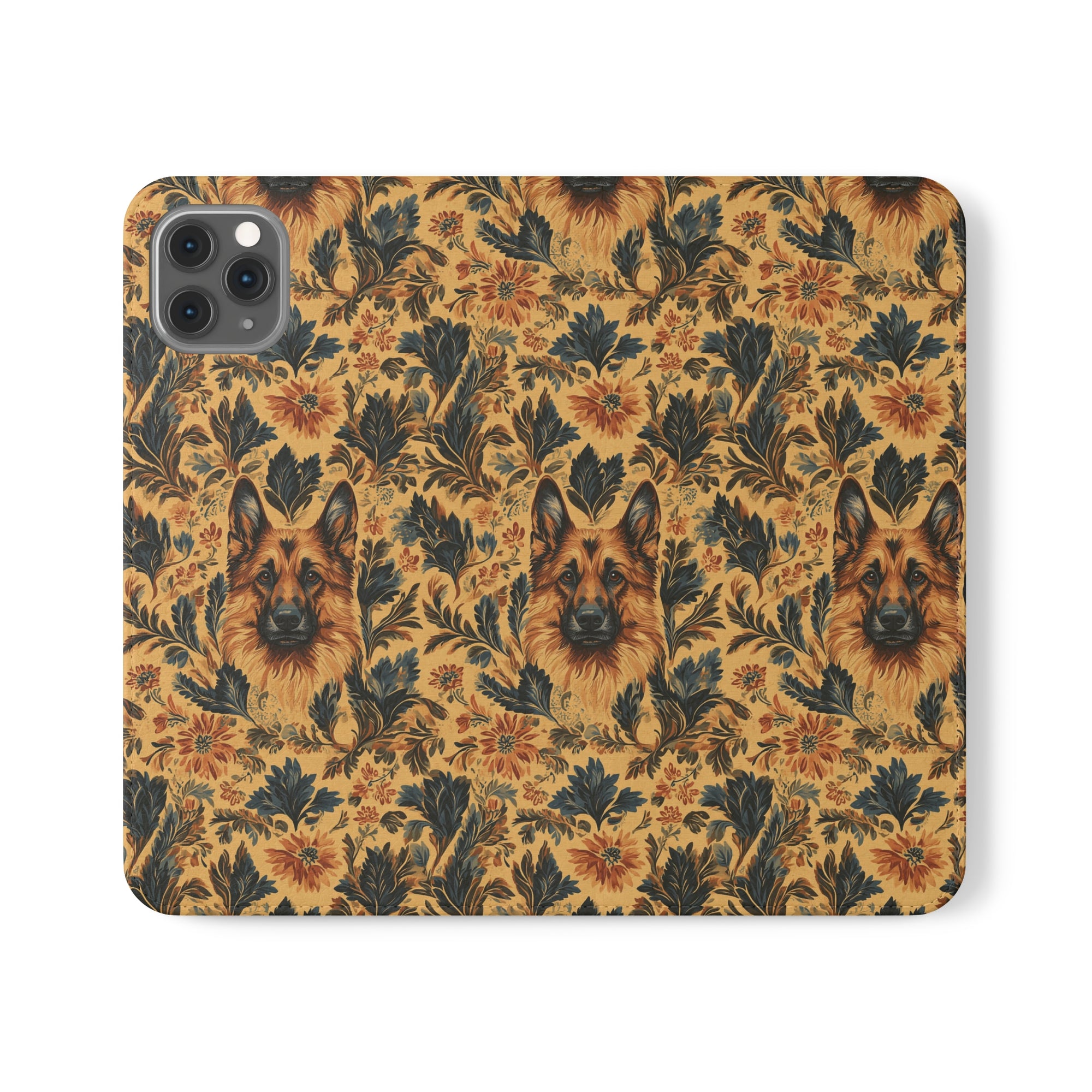 Autumnal German Shepherd Glamour Flip Cases