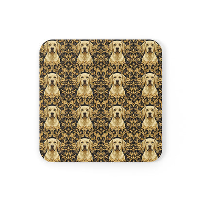 Royal Pawsitivity Labs Cork Back Coaster