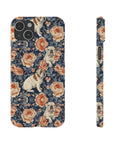 Blooming Bulldog Beauty Slim Phone Cases