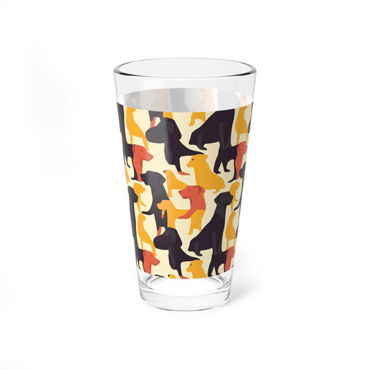 Modern Charm Labrador Chic Mixing Glass, 16oz