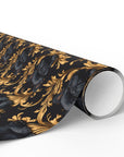 Regal Frenchie Noir Elegance Wrapping Paper