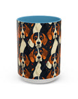 Beagle Glimmer Gaze Glamour Accent Coffee Mug