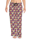 Glitchy Bulldog Blitz Women's Pajama Pants