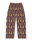 Floral Pawsome Dachsund Delight Women's Pajama Pants