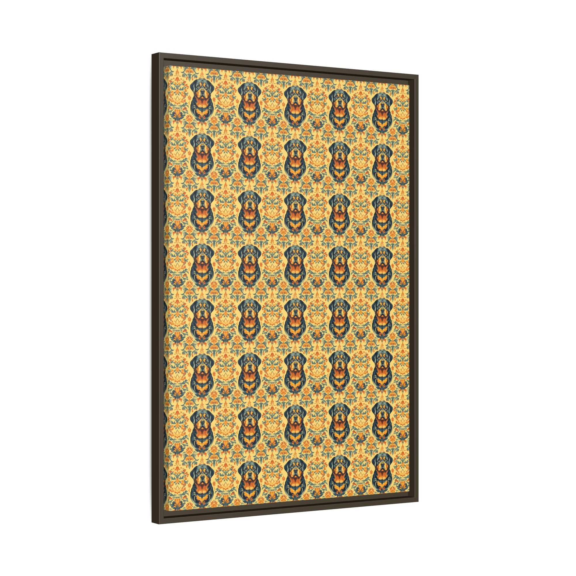 Royal Rottie Regalia Matte Canvas, Framed