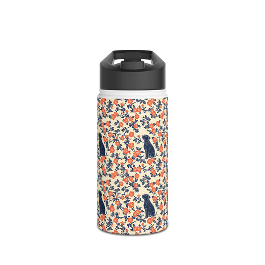 Bloomiful Lab Bouquet Stainless Steel Water Bottle