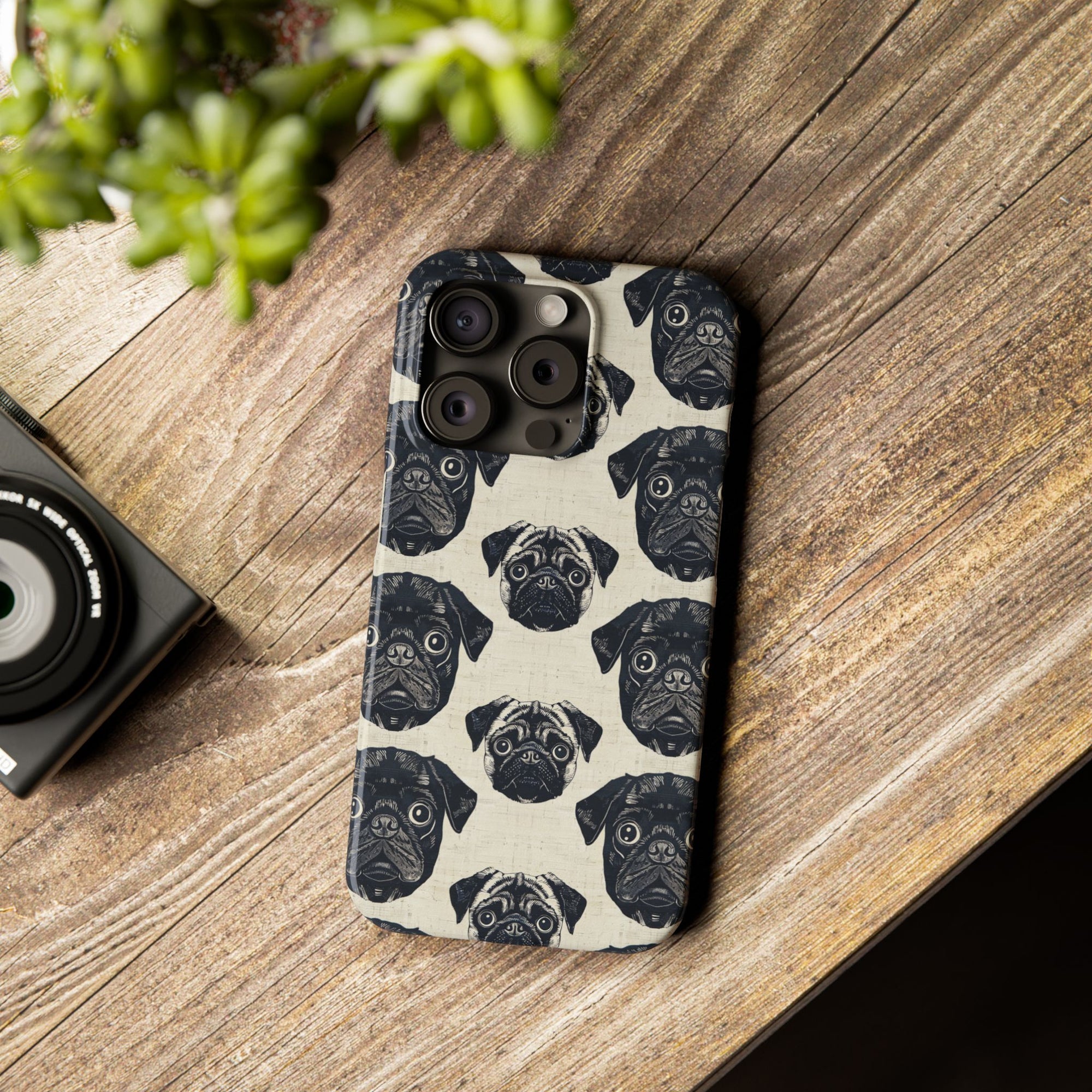 Pugalicious Enchantment Slim Phone Cases