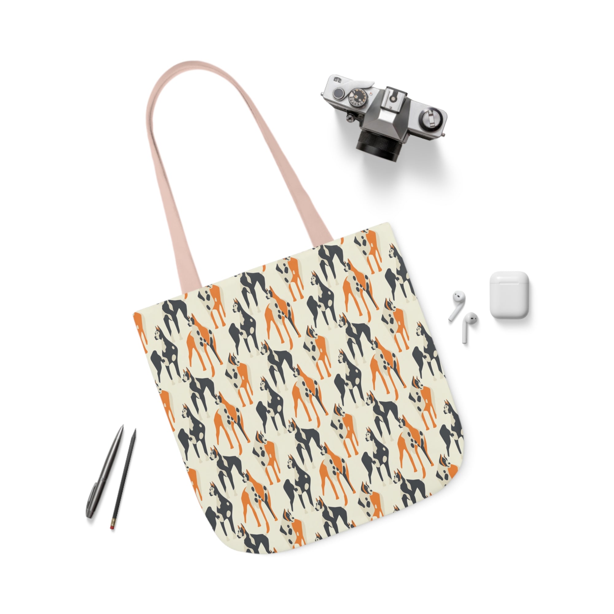 Dashing Dane Divinity Canvas Tote Bag