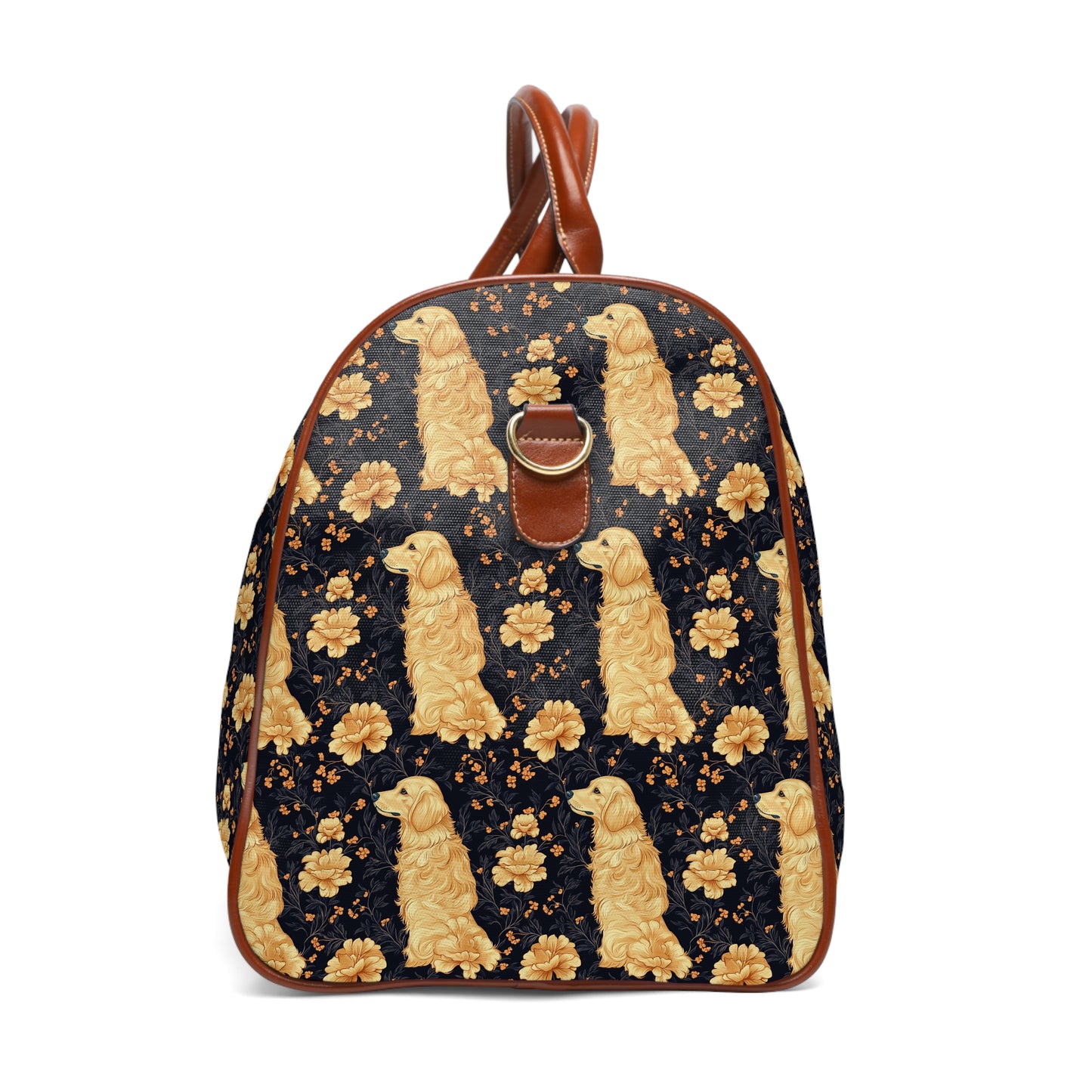 Golden Paws Floral Frenchie Waterproof Travel Bag