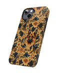 Autumnal German Shepherd Glamour Slim Phone Cases