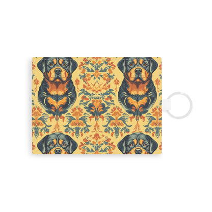 Royal Rottie Regalia Leather Card Holder