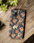 Blooming Bulldog Beauty Slim Phone Cases