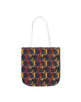 Chic Canine Checkmate - Frenchie Edition Canvas Tote Bag