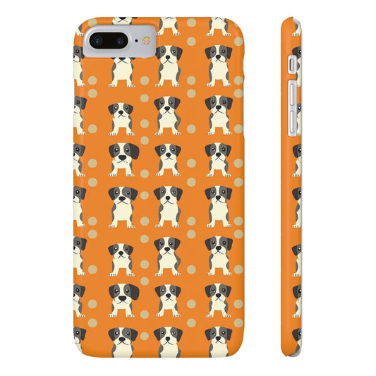 Boxer Blissful Chic Canine Slim Phone Cases