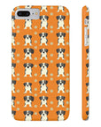 Boxer Blissful Chic Canine Slim Phone Cases