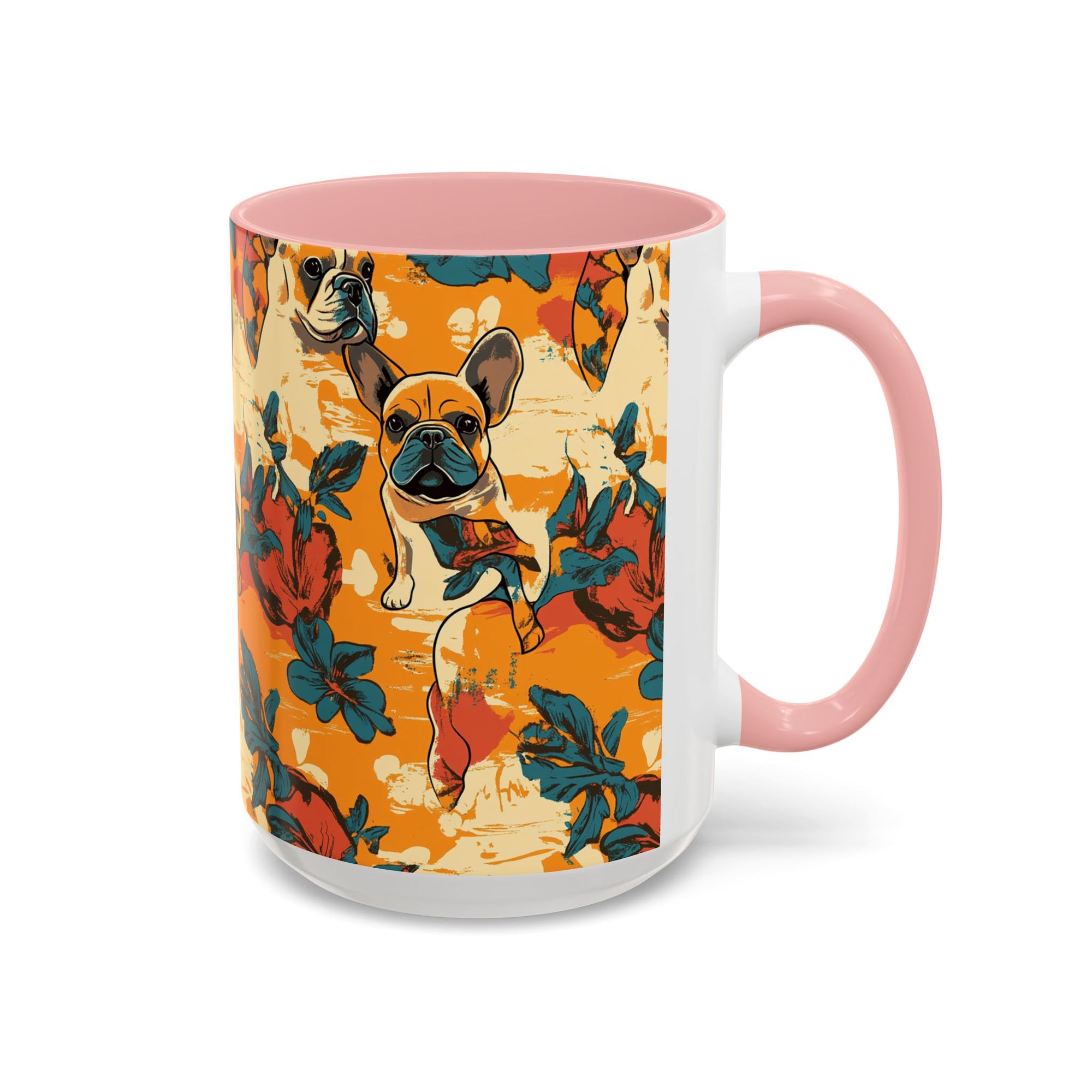 Frenchie Glow-Up Galore Accent Coffee Mug