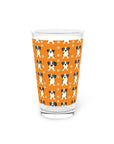 Boxer Blissful Chic Canine Pint Glass