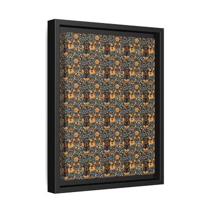 Ruffle Rottie Glamourific Matte Canvas, Framed