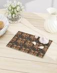 Fanciful Golden Paradise Blossom Cutting Board