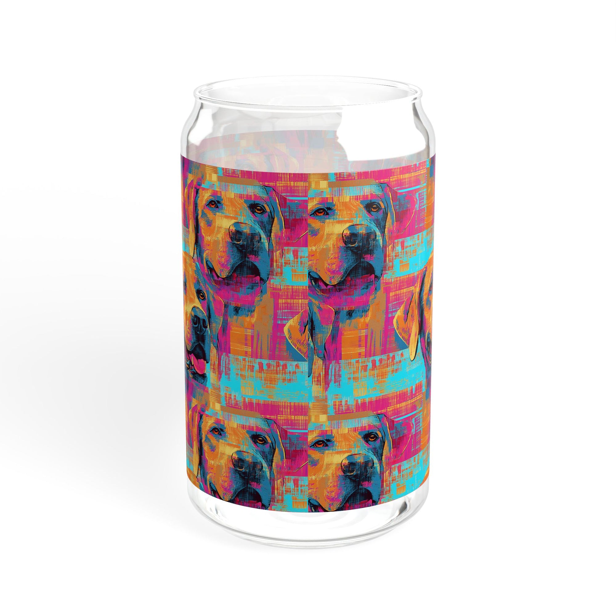 Rustic Charm Labrador Chic Sipper Glass