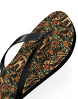 Labrador Lush Pooch Tapestry Flip Flops