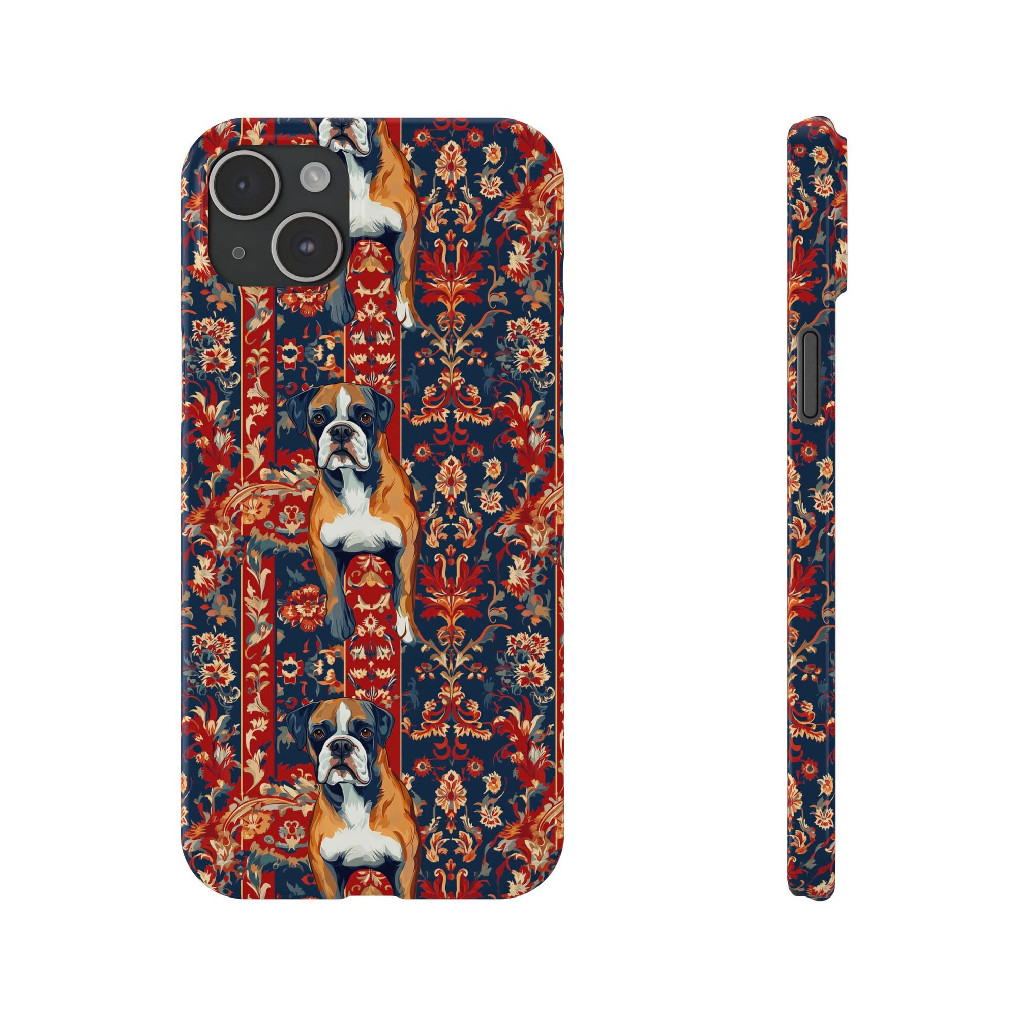 Boxer Blossom Tapestry Delight Slim Phone Cases