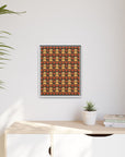 Golden Pawsatronic Tapestry Matte Canvas, Framed