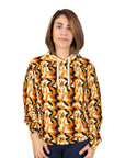 Golden Woof Abstract Glamour Unisex Pullover Hoodie