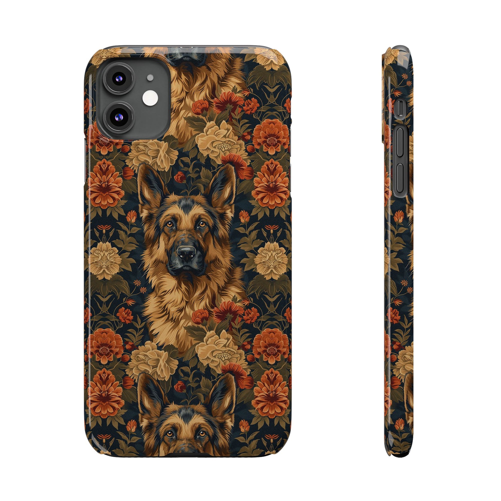 WhimsiWooly Shepherd Spritz Slim Phone Cases