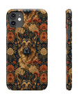 WhimsiWooly Shepherd Spritz Slim Phone Cases