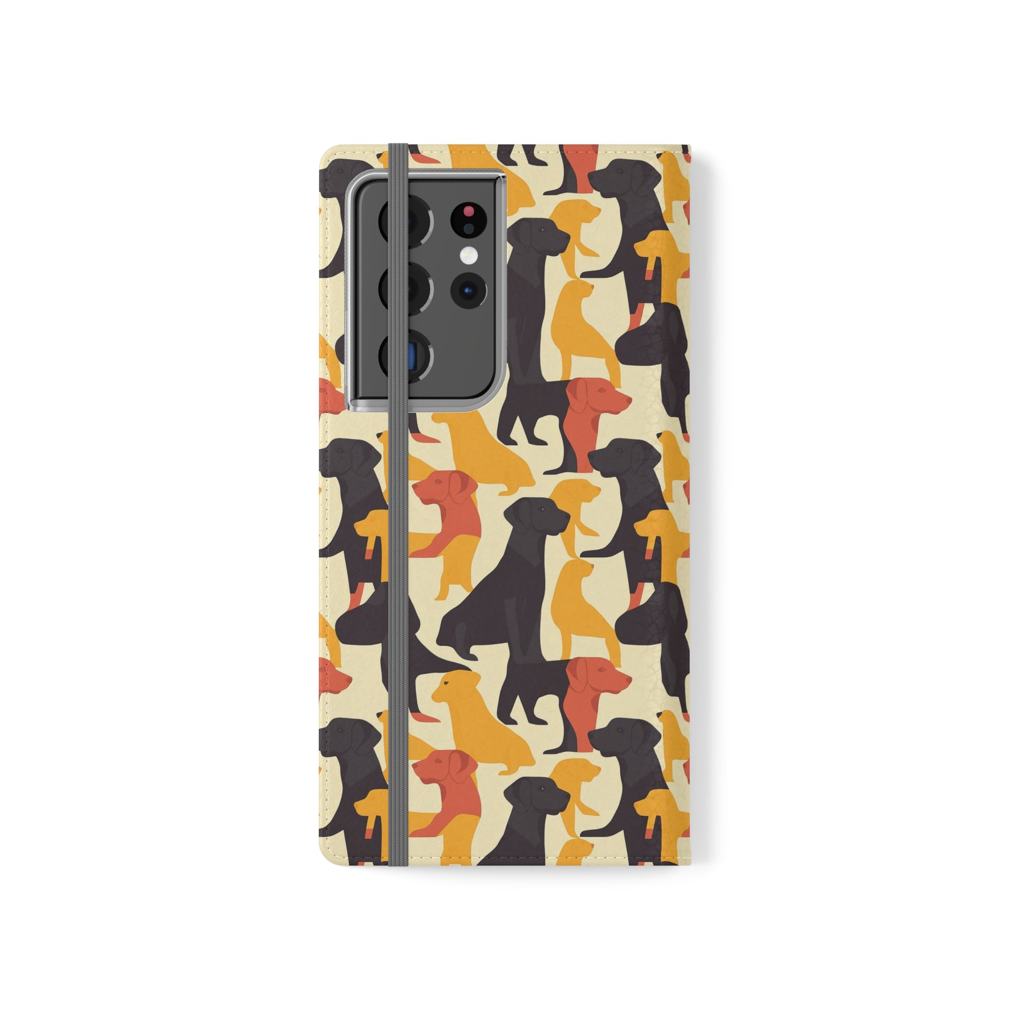 Modern Charm Labrador Chic Flip Cases