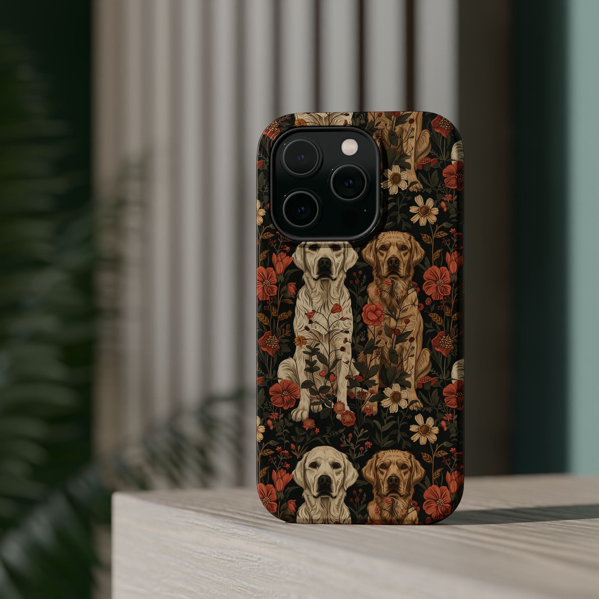 Blossoming Labradors Bouquet Magnetic Tough Cases