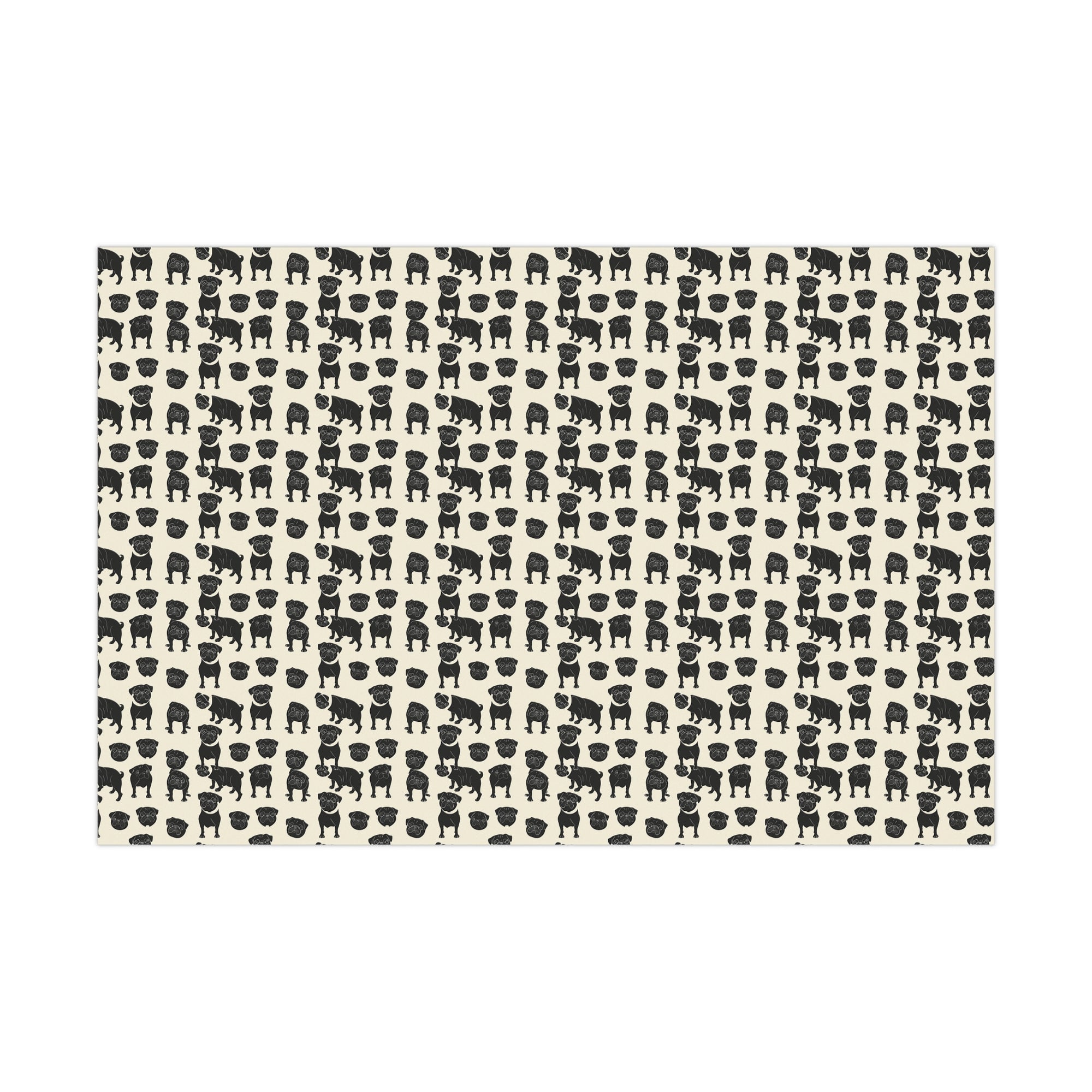 Puggie Pout Perfection Gift Wrap Papers