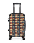 Pawsome Rottweiler Royalty Plaid Suitcase