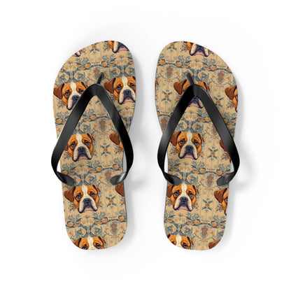 Bowtie Boxer Bliss Flip Flops