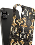 Manor Pup Boxer Royale Slim Phone Cases