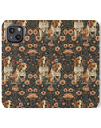 Beagle Blossom Bonanza Flip Cases