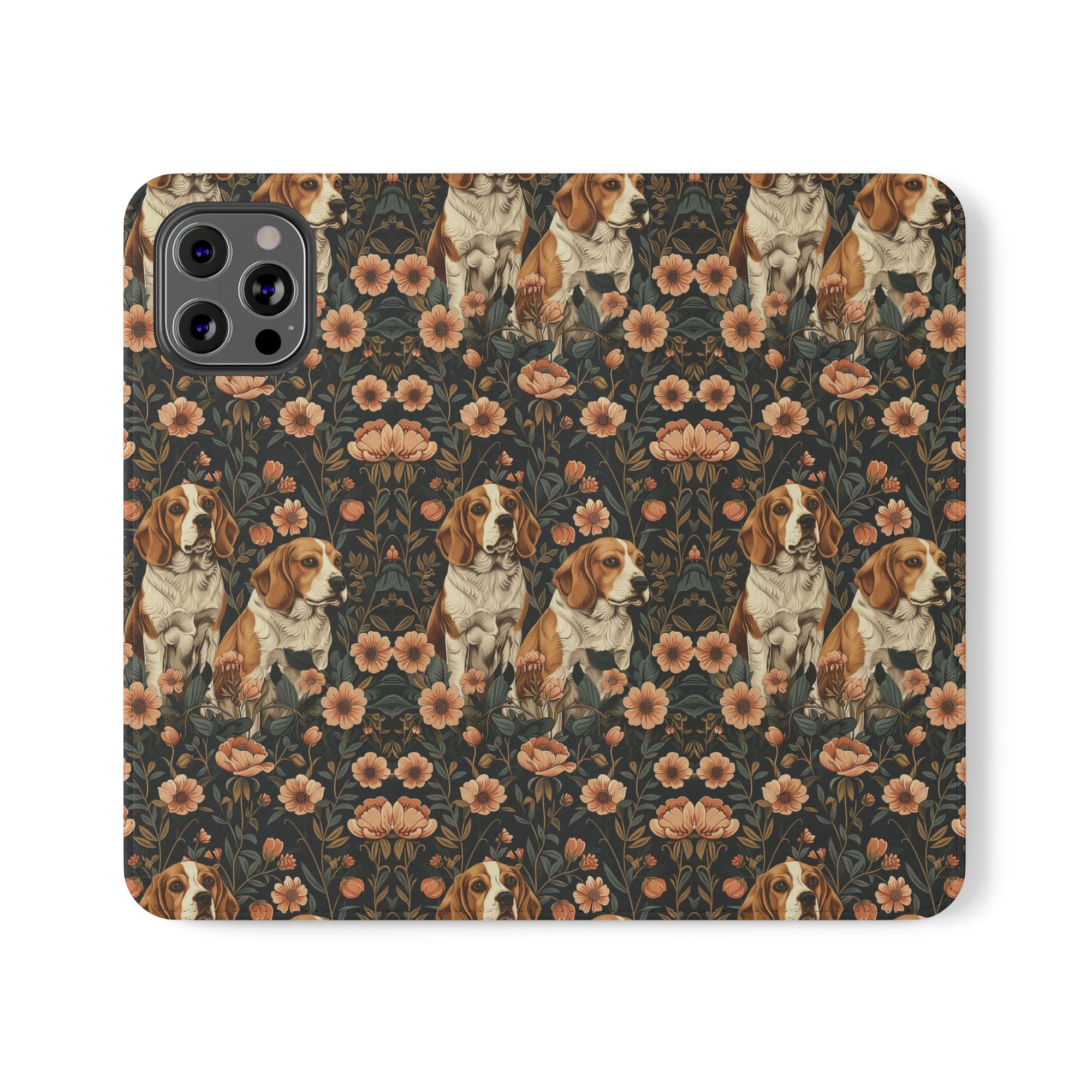 Beagle Blossom Bonanza Flip Cases