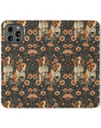 Beagle Blossom Bonanza Flip Cases