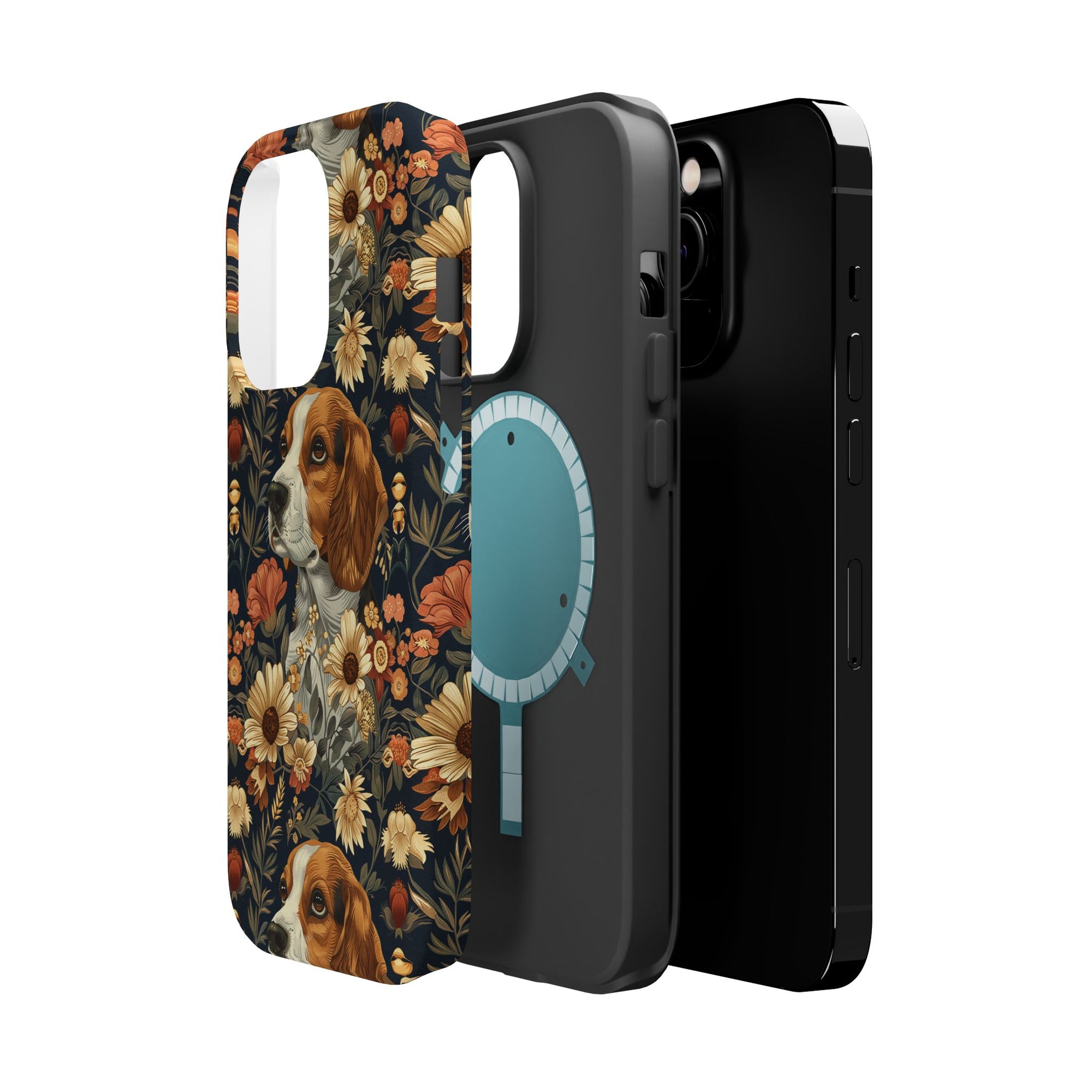 Beagle Blossoms Magnetic Tough Cases