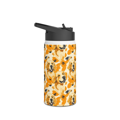 Golden Glitz 'n Glamour Woofwear Stainless Steel Water Bottle