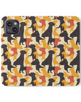 Modern Charm Labrador Chic Flip Cases